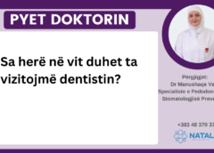 Sa herë në vit duhet ta vizitojmë dentistin?