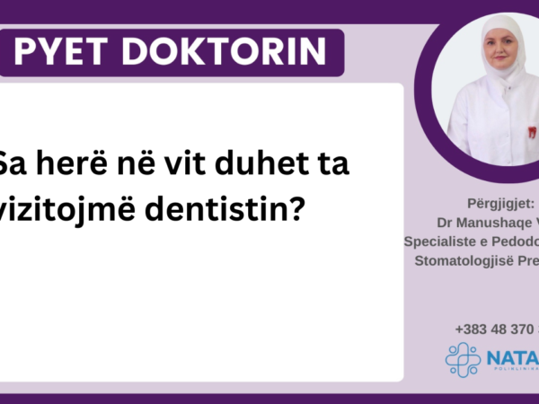 Sa herë në vit duhet ta vizitojmë dentistin?
